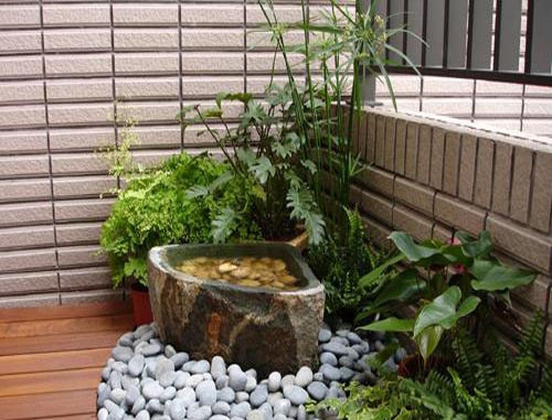 云浮庭院假山流水